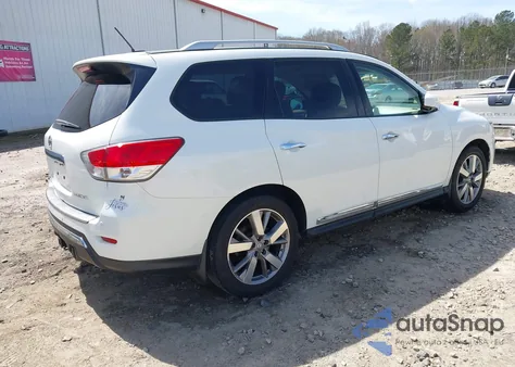 2014 Nissan Pathfinder Platinum из США, поврежденный, VIN 5N1AR2MN4EC703744